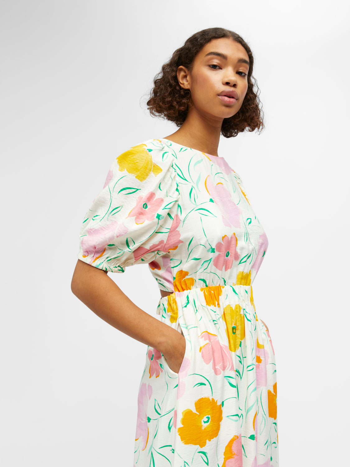 OBJHASINI Dress - Cloud Dancer